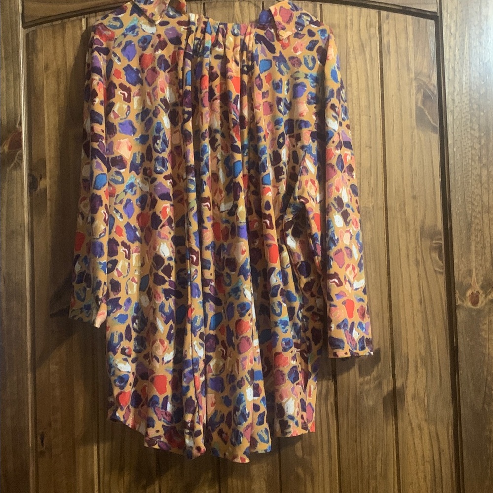 Attitudes by Renée Colorful Patterned Skirt - Picture 5 of 5